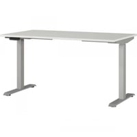 Bureau Cornel réglable électriquement - 140x80x72cm - gris clair