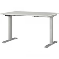 Bureau Cornel réglable électriquement - 120x80x72cm - gris clair