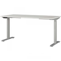 Bureau Cornel réglable électriquement - 160x80x72cm - gris clair