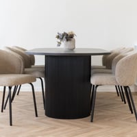 Dark Brown Table de salle à manger Boavista | 100x210x75 cm
