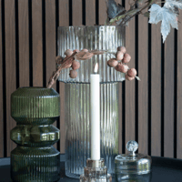 Vase en verre transparent - Rond Ø17,5x40 cm