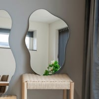 Miroir en verre Palermo - forme organique, 40x60cm