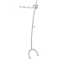 Porte-manteau métallique avec boutons en bois - capacité de 25 kg