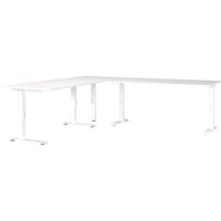 Bureau d'angle Hermoso | 260 x 200 x 71 cm | Blanc