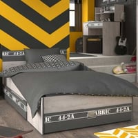 Ensemble de chambre d'enfant Fabric | Lit d'enfant, tiroirs de lit, bureau