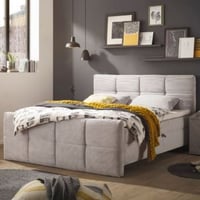 Lit coffre Tijuana | Surmatelas inclus | 180 x 200 cm | Gris