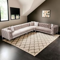 Siège d'angle Hilena | 350 x 270 x 73 cm | Beige