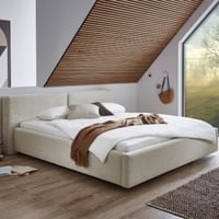 Lit coffre Kubrik | Matelas inclus | 160 x 200 cm | Beige