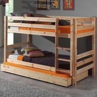 Lit superposé Claire bas avec tiroir de lit - bois de pin