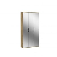 Armoire Projekt X Emob - Artisan Oak - 91x193x34 cm - Miroirs