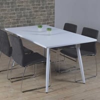 Table à manger Rinus 200 cm - blanc 