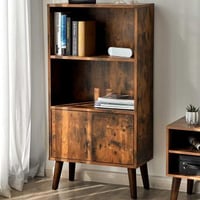 Bibliothèque Domi industriel - brun/noir