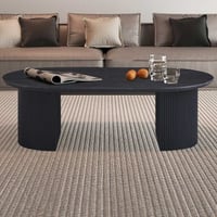 Table basse Lagos | 120 x 70 x 38 cm | Marron foncé