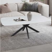 Table basse Baroque | 130 x 70 x 45 cm | Gris