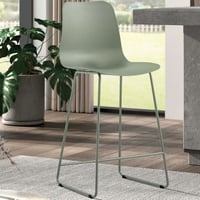 Tabouret de bar Marie-gris-vert