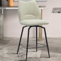 Tabouret de bar Lara | 48 x 56 x 103 cm | Écru design