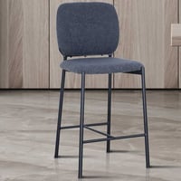 Tabouret de bar Sophia | 45 x 56 x 99 cm | Gris foncé