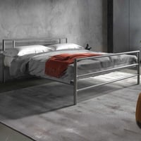 Lit Sandro 160x200 métal - gris