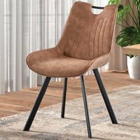 Chaise de salle à manger Paco - brun