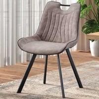 Chaise de salle à manger Paco - gris clair 