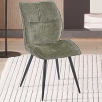 Chaise de salle à manger Faye - 49x65x89cm - vert
