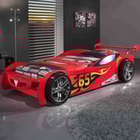 Lit voiture Le Mans - rouge