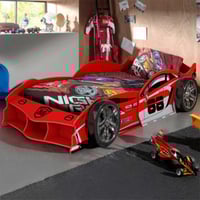 Lit voiture Max 90x200cm - rouge