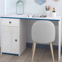 Bureau Smiley 121cm - blanc/rose ou bleu
