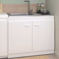 Armoire basse pour évier avec 2 portes (100 cm).