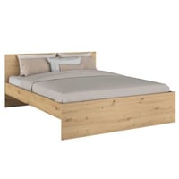 Lit double Stamp - 160x200cm - décor chêne