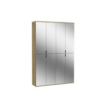 Kledingkast Projekt X Emob - Artisan Eiken & Spiegel - 122x193x34 cm - Modern