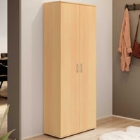 Armoire à chaussures Talent - 70x35x176cm - 5 étagères - hêtre