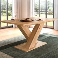 Table à manger extensible Motion Emob - Artisan - 150-190x90x76 cm - Naturel