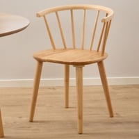 Chaise de salle à manger Ida - 51x51x75cm - bois d'hévéa