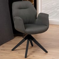 Chaise de salle à manger Aubin - gris foncé