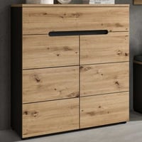 Schoenenkast Canu Xonox - Basaltgrijs & Artisan - 80x94x37cm