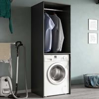 Wasmachinekast Free Xonox - antraciet - 66x195x60 cm