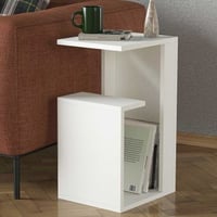 Table d'appoint Sister - 35x30x60cm - blanc