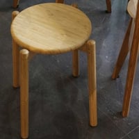 Tabouret Kool - Ø32x45cm - bois de bambou