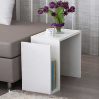 Table d'appoint Yosun - 61x30x47cm - blanc