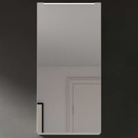 Armoire miroir Vira Xonox - Blanc mat et brillant - 38x77x18 cm