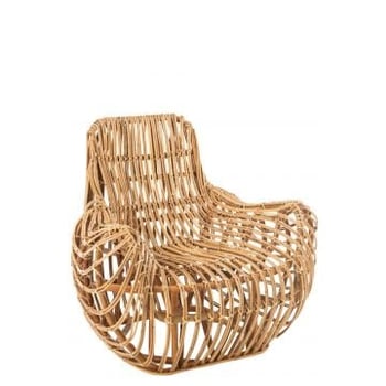 Fauteuil ana rotin naturel