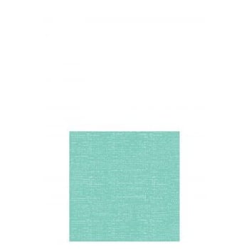 Paquet 16 serviettes papier aspect tissu turquoise small