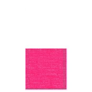 Paquet 16 serviettes papier aspect tissu fuchsia small