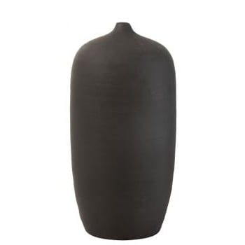 Cruche haute ciment noir