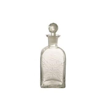 Carafe carre verre transparent