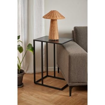 Table d'appoint Dover industriel - noir