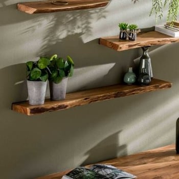 Tablette murale Macy 120cm - acacia
