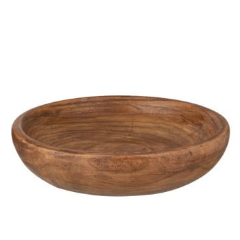 Plat paulownia bois brun