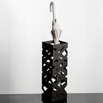 Porte-parapluie | 16 x 16 x 48 cm | Noir